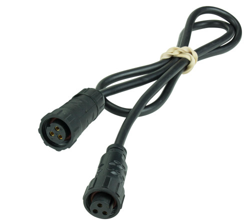 American Lighting RGB-H2-CTRL-EC15 RGB H2 CTRL EC15 15FT SHIELDED SIGNAL CABLE, BK INTERCONNECTABLE,MALE and FEMALE TWIST CONNECTORS or 714176013558 or Signal linking cable; Interconnectable, link multiple RGB H2 CTRL units or American Lighting