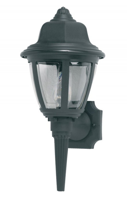Park Point Wall Lantern - Black W/Opal Lens & Pc| Wave Lighting | 204Sl-Bk-Pc