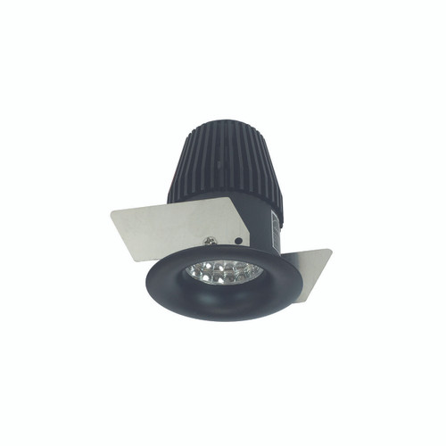 Nora Lighting NIO-1RNB35XBB 1 Iolite Round Bullnose Regress Non-Adjustable Trim, 800lm, 3500K, Black For Iolite New Construction Housings Only or NIO-1RNB35XBB or Product Line LE46 or Nora