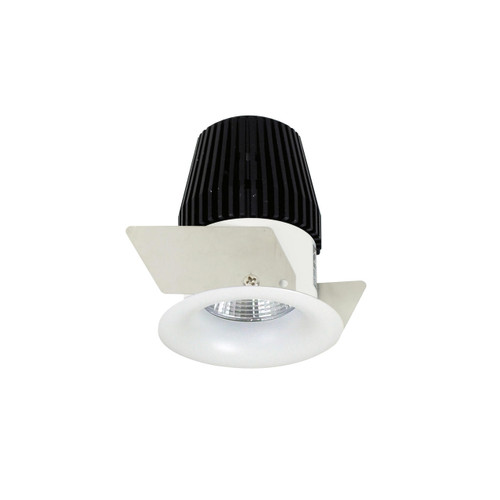 Nora Lighting NIO-1RNB35XWW 1 Iolite Round Bullnose Regress Non-Adjustable Trim, 800lm, 3500K, White For Iolite New Construction Housings Only or NIO-1RNB35XWW or Product Line LE46 or Nora