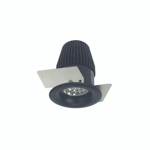 Nora Lighting NIO-1RNBCDXBB 1 Iolite Round Bullnose Regress Non-Adjustable Trim, 600lm, Comfort Dim, Black For Iolite New Construction Housings Only or NIO-1RNBCDXBB or Product Line LE46 or Nora