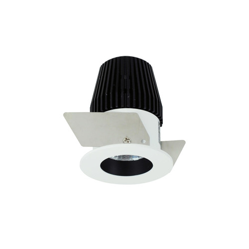 Nora Lighting NIO-1RNG35XBW 1 Iolite Round Reflector Non-Adjustable Trim, 800lm, 3500K, Black/White For Iolite New Construction Housings Only or NIO-1RNG35XBW or Product Line LE46 or Nora