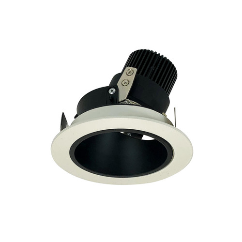 Nora Lighting NIO-4RD35XBW 4 Iolite Round Deep Cone Reflector Adjustable Trim, 800lm, 3500K, Black/White or NIO-4RD35XBW or Product Line LE46 or Nora