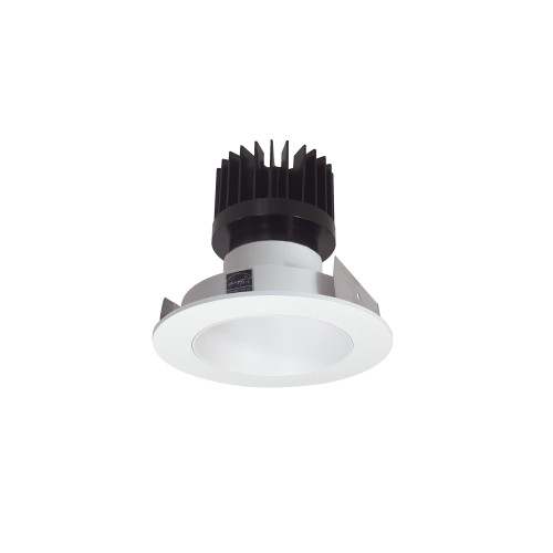 4" Iolite HL Round/Round Reflector Non-Adjustable Trim, 1500/2000/2500lm, 3000K, Matte Powder White | NIO-4RNDC30XMPW/HL | Product Line: LE46 | Nora