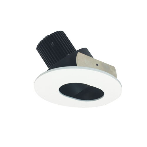 4" Iolite Round Slot Aperture Adjustable Trim, 1000lm, 5000K, Black/MPW | NIO-4RSL50XBMPW/10 | Product Line: LE46 | Nora