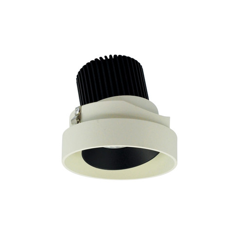 Nora Lighting NIO-4RTLA27XBW 4 Iolite Round Trimless Adjustable Trim, 800lm, 2700K, Black/White For Iolite New Construction Housings Only or NIO-4RTLA27XBW or Product Line LE46 or Nora
