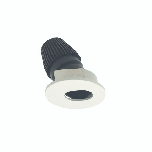 1" Iolite Round Slot Aperture Adjustable Trim, 800lm, 3000K, Black/MPW | NIOB-1RSL30XBMPW | Product Line: LE46 | Nora