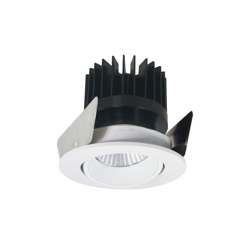2" Iolite HL Round Cone Regress Adjustable Trim, 1500/2000/2500lm, 2700K, Matte Powder White | NIOB-2RC27XMPW/HL | Product Line: LE46 | Nora