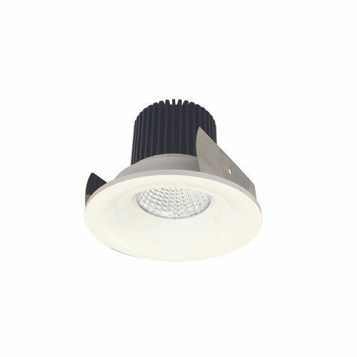 Nora Lighting NIOB-2RNB27XWW 2 Iolite Round Bullnose Regress Non-Adjustable Trim, 800lm, 2700K, White or NIOB-2RNB27XWW or Product Line LE46 or Nora