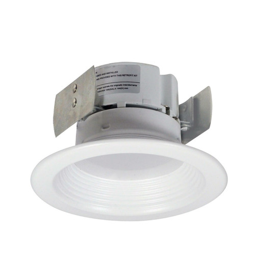 Nora Lighting NOX-43230WW 4 Onyx Retrofit LED, Round Baffle, 650lm, 10.5W, 3000K, 90CRI, 120V, White or NOX-43230WW or Product Line LE49 or Nora