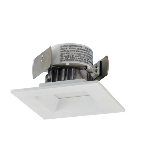 Nora Lighting NOX-43630WW 4 Onyx Retrofit LED, Square Reflector, 650lm, 10.5W, 3000K, 90CRI, 120V, White or NOX-43630WW or Product Line LE49 or Nora