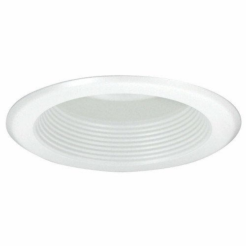 Nora Lighting NT-5001W 5 Baffle Splay Trim w/ Flange, White or NT-5001W or Product Line 125 or Nora