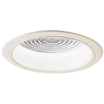 6" Regressed Fresnel Lens w/ Baffle & Plastic Ring, Black/White | NTM-43 | Product Line: 126 | Nora