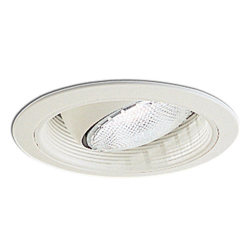 Nora Lighting NTM-49 6 Stepped Baffle w/ Regressed Eyeball, White or NTM-49 or Product Line 126 or Nora