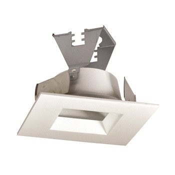 5" Square Regressed Reflector Trim, Haze/White | NTM-5857HZHZW | Product Line: 125 | Nora