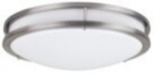 NaturaLED LED12FMM-138L830-NI 18W Flush Mount - FMM Modern 1380 Lumens, 120V, 3000K or 7430 or LED12FMM-138L830-NI or NaturaLED