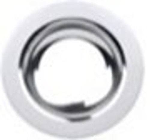 NaturaLED RT-6RL-CH-WH Chrome and White 5/6 Recessed Trim 7563,7568 and 7569 or While Supplies Last Discontinued items or P10083 or RT-6RL-CH-WH or NaturaLED