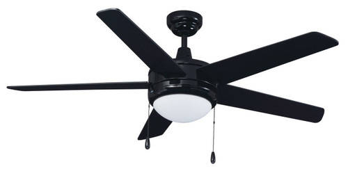 RP LightingFans 1005BK-E26-L Mirage Black Ceiling Fan 50 inch Sweep - 1005BK-E26-L