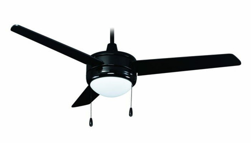 RP LightingFans 1079BN-E26-L Contempo Brushed Nickel Ceiling Fan 50 inch Sweep - 1079BN-E26-L
