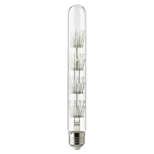 Sunlite 80624-SU T10/LED/SF/2.4W/CL/23K/228MM 2.5 Watt Star Filament