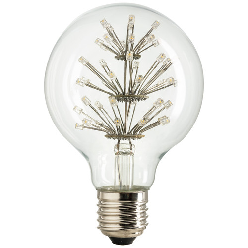 Sunlite 80139-SU G25/LED/SF/1.8W/CL/23K 1.8 Watt Star Filament