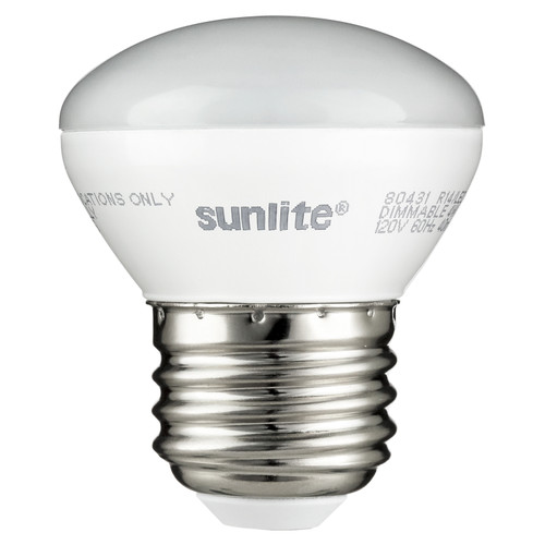 Sunlite 80431-SU R14/LED/E26/4W/D/27K 4 Watt R14 Reflector