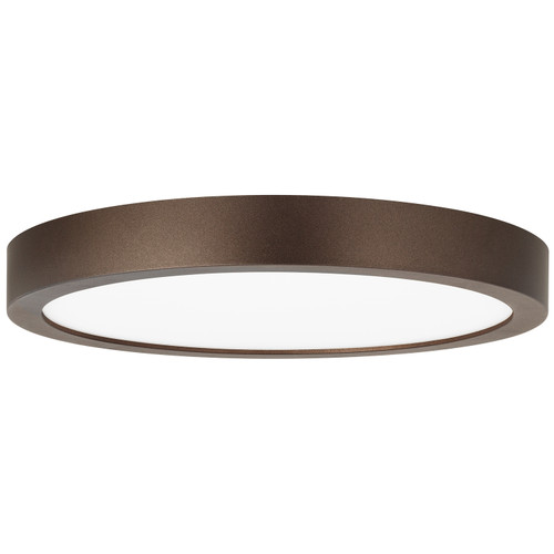 Sunlite 81275-SU LED 7-Inch Round Surface Mount Ceiling Light Fixture, 15 Watts, Dimmable, 900 Lumen, Bronze Finish, Indoor - Outdoor, Energy Star Certified, ETL Listed, 40K - Cool White