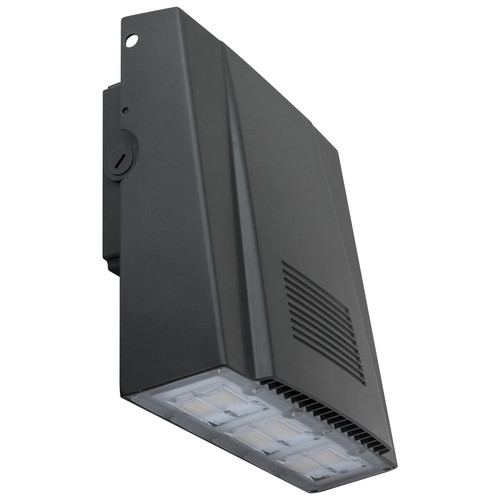Sunlite 49167-SU LED Slim Profile Outdoor Wall Pack Fixture, 50K - Super White, 8625 Lumen, 75 Watt, Bronze Finish