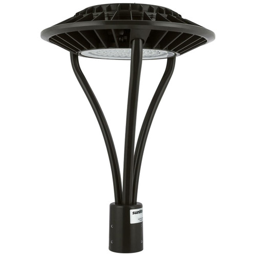 Sunlite 49180-SU Sunlite 49180-SU LED Circular Pole-Top Commercial Outdoor Fixture, Dimmable, Frosted Bronze Finish, 6750 Lumens, 120-277 V, 60 Watt , 50K - Super White