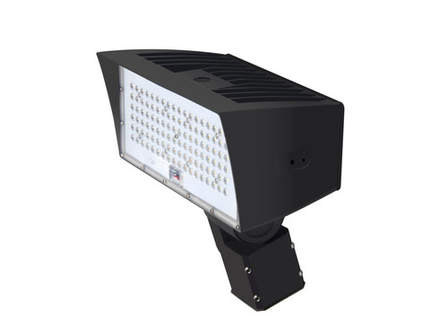 Maxlite Floodmax Medium: 50W 347-480V Wide 5000K Bronze W/ Slipfitter Knuckle Mount, 20Kv Surge Suppressor FMM50HW-50BSK