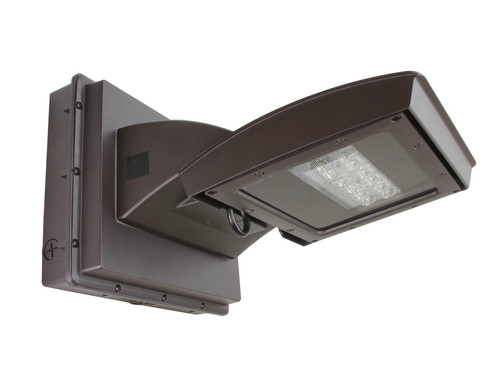 Maxlite Mpulse Wall Mount: 28W, 120-277V, Type Iii, 5000K, Bronze, 0C Emergency Battery Backup MP-SM28UT3-50BEM0