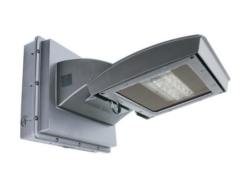 Maxlite Mpulse Wall Mount: 55W, 120-277V, Type Iv, 4000K, Silver, 0C Emergency Battery Backup MP-SM55UT4-40SEM0