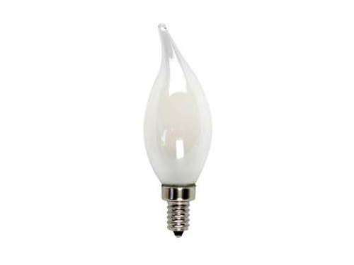 Enclosed Frost Filament 3.5 Watt Ba10 Dim 2700K Bent Tip Candle EFF3.5BA1027C by Maxlite