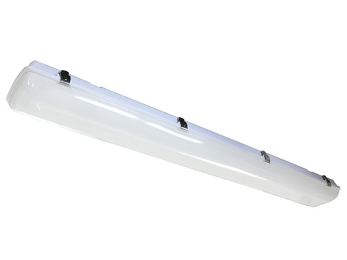 Vapor Tight 4Ft 120-277V 45W 4000K With Battery Back Up Unit And Bi-Level Motion Sensor LSV4U4540EMMS by Maxlite