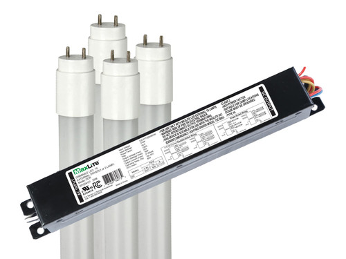 11.5W T8 4-Ft LED (Ul-C) 5000K (4 Lamps) External Driver L11.5T8EX450DR4L11.5 by Maxlite 11.5W T8 4-Ft LED (Ul-C) 5000K (4 Lamps) External Driver L11.5T8EX450DR4L11.5 by Maxlite