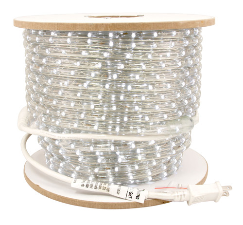 American Lighting LED-MRL-WH-150 3/8" LED Rope, 150',1"Sp Hz LED,120V,36"Cut,.77W/Ft,5000K Wh,Type A,Pc Att,4 Cnkts,50 Clp