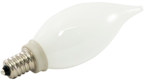American Lighting PCA10F-E12-WW Prem LED Ca10 Lamp,Frosted Glass,1W,120V,E12,2700K Ww,32Lm, 80 CRI