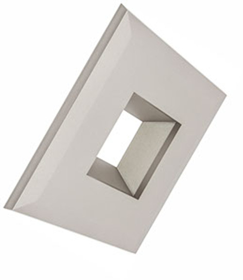 American Lighting Q56-NK Snap-On Square Trim For E56 Retrofits, Nickel,Fits Baffle Or Smooth 5-6"