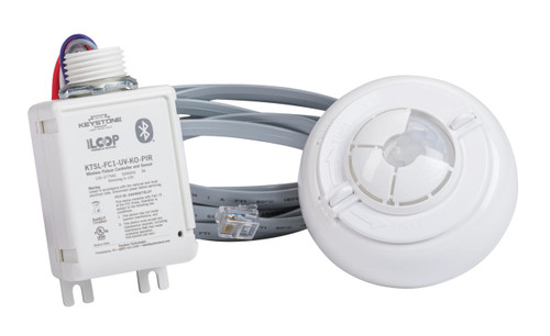 Keystone KTSL-FC1-UV-KO-PIR Bluetooth Mesh Wireless Fixture Controller For Smartloop System With Remote Mountable Daylight And PIR Motion Sensor. 120-277V. 3A Max Load With | Keystone Technologies | Keystone Technologies at lightingandsupplies.com Keystone KTSL-FC1-UV-KO-PIR Bluetooth Mesh Wireless Fixture Controller For Smartloop System With Remote Mountable Daylight And PIR Motion Sensor. 120-277V. 3A Max Load With | Keystone Technologies | Keystone Technologies at lightingandsupplies.com