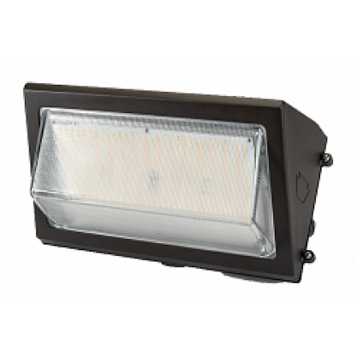 Keystone Technologies KT-WPLED120-L1-8CSB-VDIM 400W Equiv., 120W, 15600 Lumens, Std Bronze Traditional Open Face Large Housing, 0-10V Dimmable. Borosilicate Glass Lens Wall Packs (KT-WPLED120-L1-8CSB-VDIM