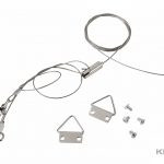 Keystone Technologies KT-PLED-CABLE-KIT Cable Hanging Kit for LEDÊPanelÊLights. Includes 3 Cable Sets Flat Panel Light