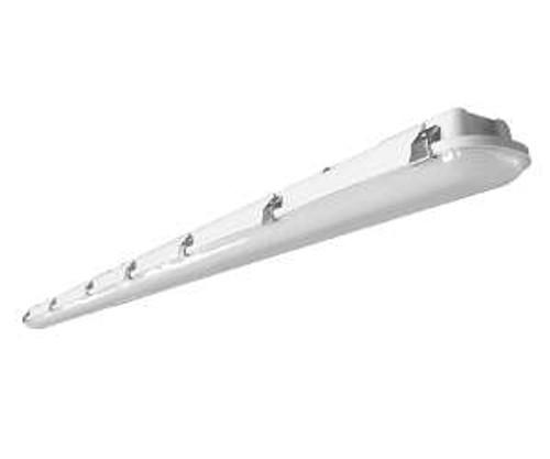 Keystone Technologies 8-ft 90W LED Vapor Tight Fixture, 11520 lm, 120V-277V, 4000K, Frosted | KT-VTLED90-8A-840-VDIM-P | Keystone Technologies at lightingandsupplies.com
