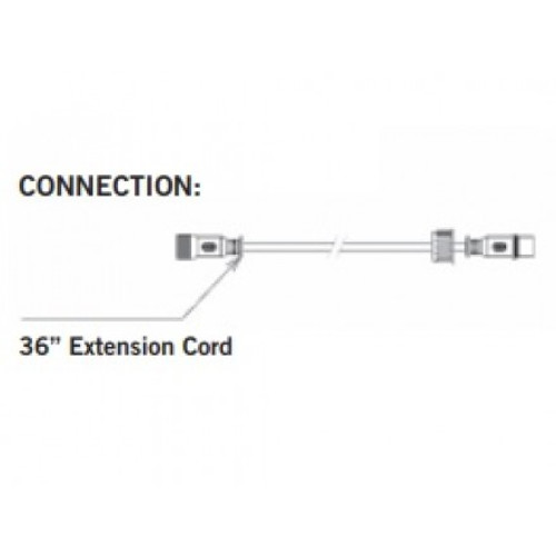 Keystone Technologies KT-WH-FT-36 36" Extension Cord, IP65 Extension Cords