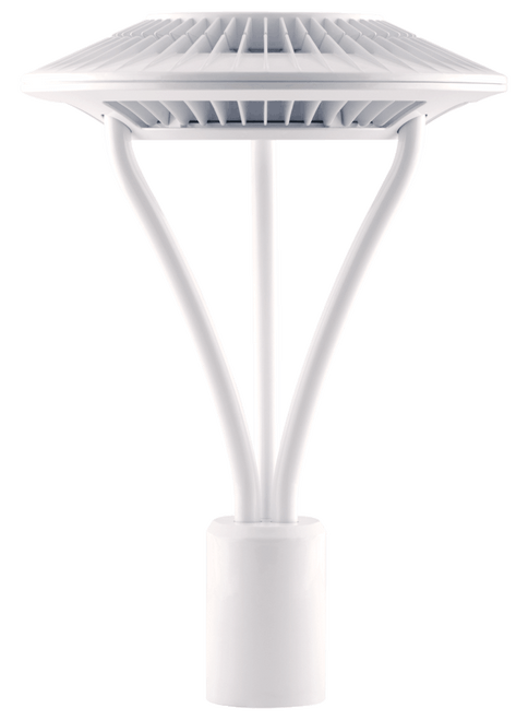 RAB Lighting ALED5T26NW/D10/5PR Area Light Post Top 26W White LED Neutral Type V 5Pin Receptacle