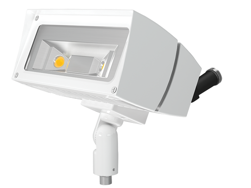 RAB Lighting FFLED26NW/480/PCS4 Future Flood 26W LED Neutral Arm 480V Pcs 7X6 Bronze