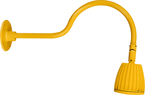 RAB Lighting GN1LED26NYL Gooseneck Style1 26W Neutral LED No Shade Yellow