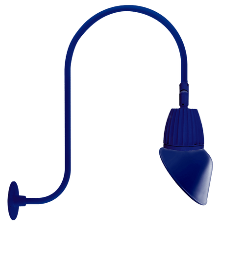 RAB Lighting GN3LED13NSAC11BL Gooseneck Style3 13W Spot Refl Neutral LED 11" Ac Shade Blue