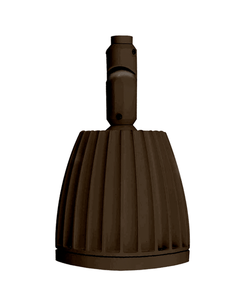 RAB Lighting GNLED13YRBWN Gooseneck Head Only 13W Brown Warm LED Rect Refl