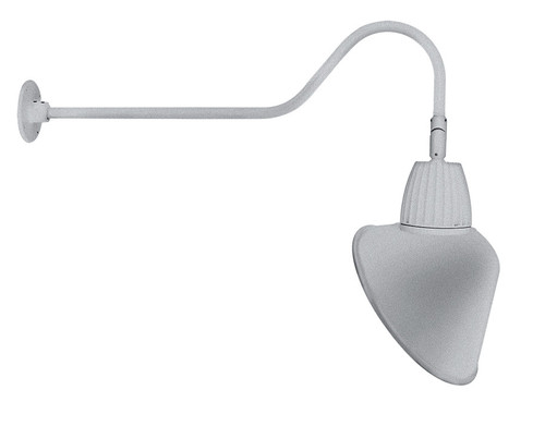 RAB Lighting GN2LED13NRACS RAB Lighting GN2LED13NRACS Gooseneck Style2 13W Neutral LED 15 Ac Shade Rect Refl Sil