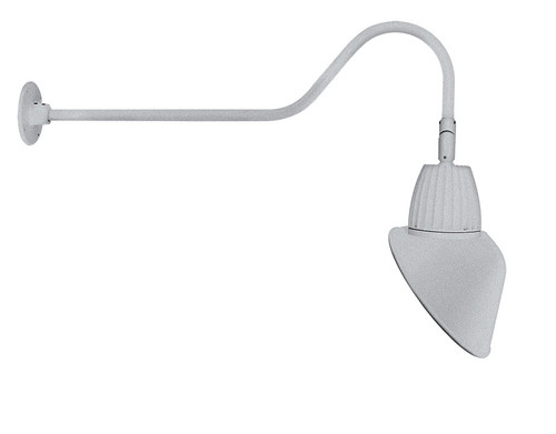 RAB Lighting GN2LED13NSAC11S RAB Lighting GN2LED13NSAC11S Gooseneck Style2 13W Neutral LED 11 Ac Shade Spot Refl Sil